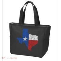 Grunge Distressed Texas Logo Tote Bag thumb 3