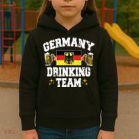 Germany Drinking Team Germany Beer Festivals Oktoberfest Kids Hoodie thumb 3