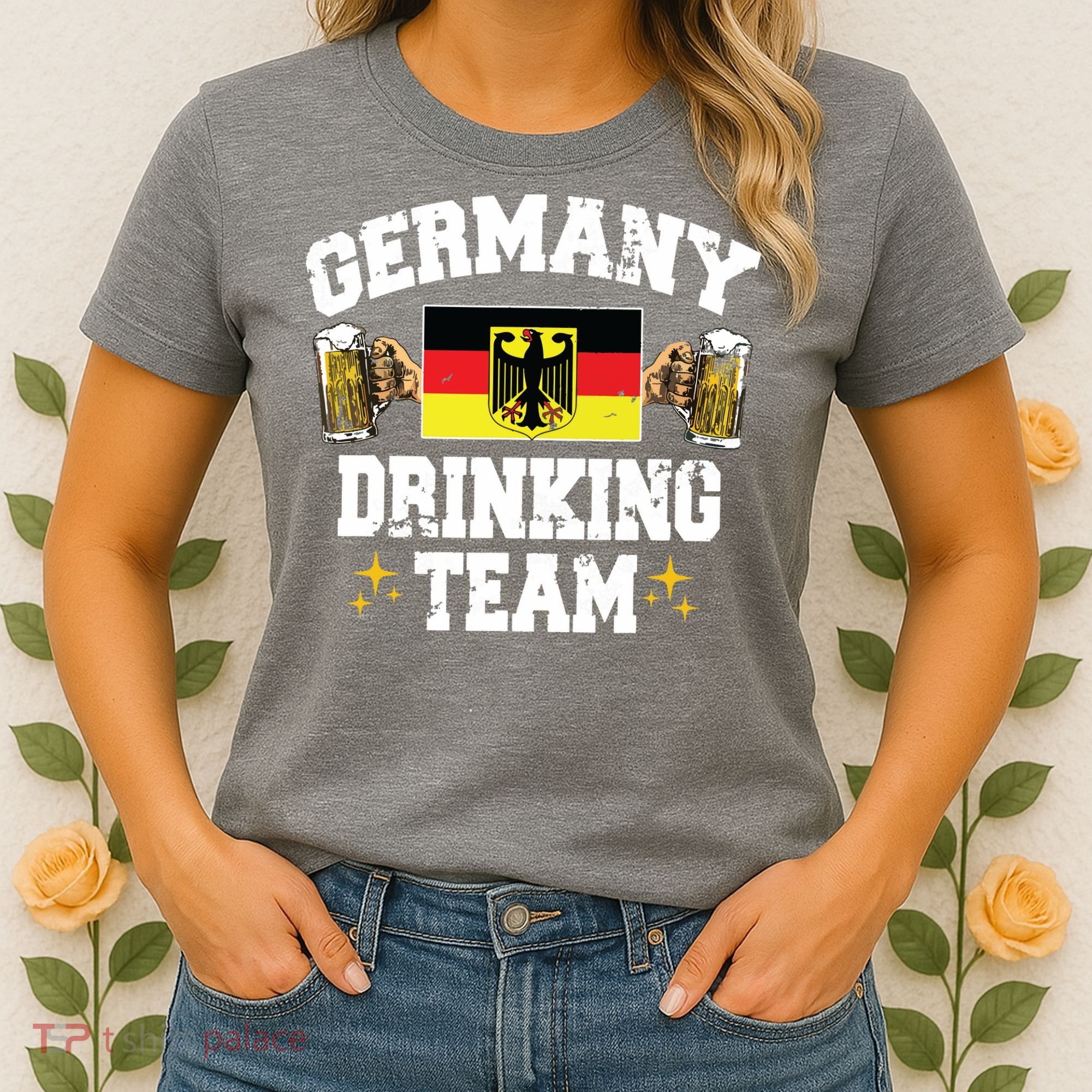 Germany Drinking Team Germany Beer Festivals Oktoberfest Women's T-Shirt