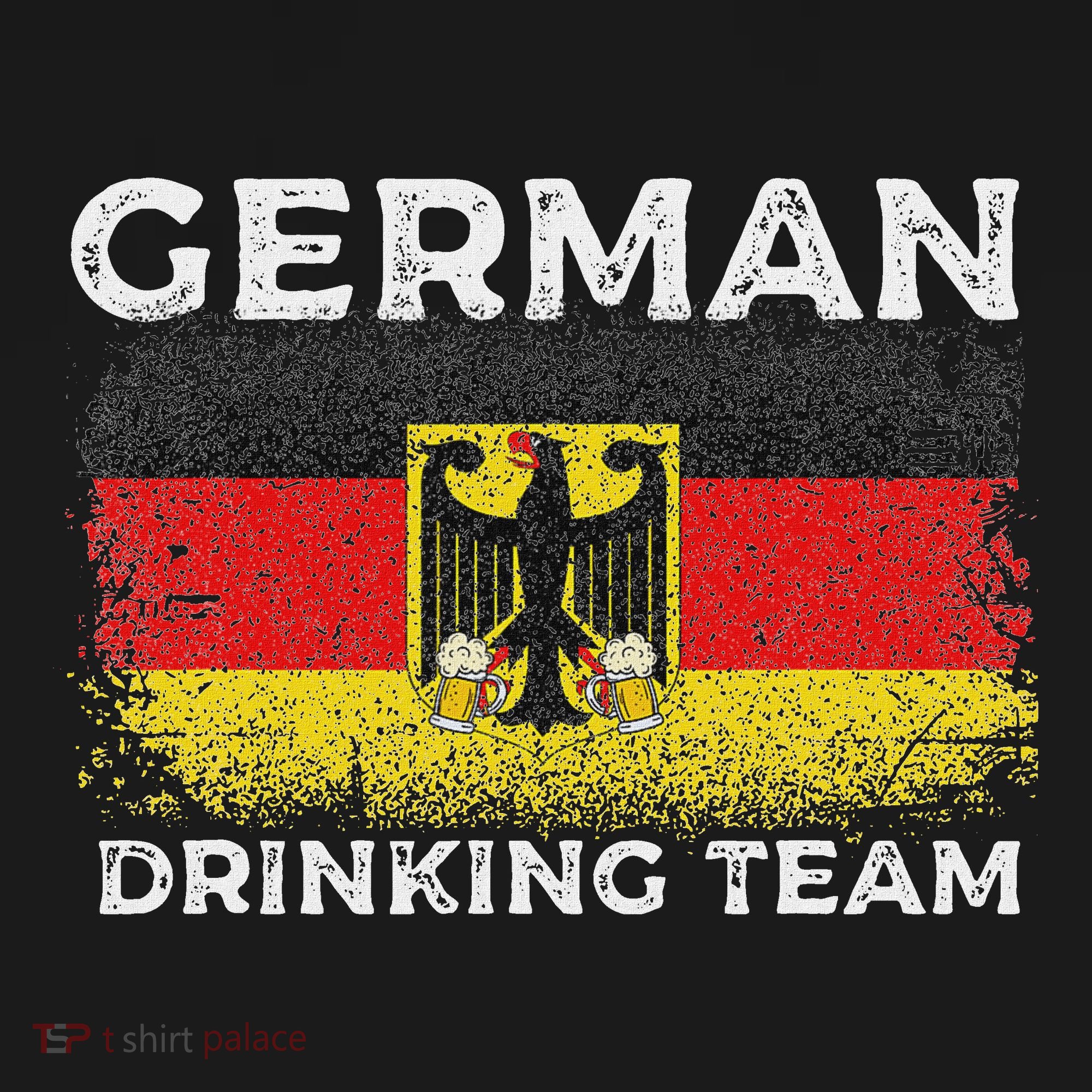 German Drinking Team Germany Flag Oktoberfest German T-Shirt