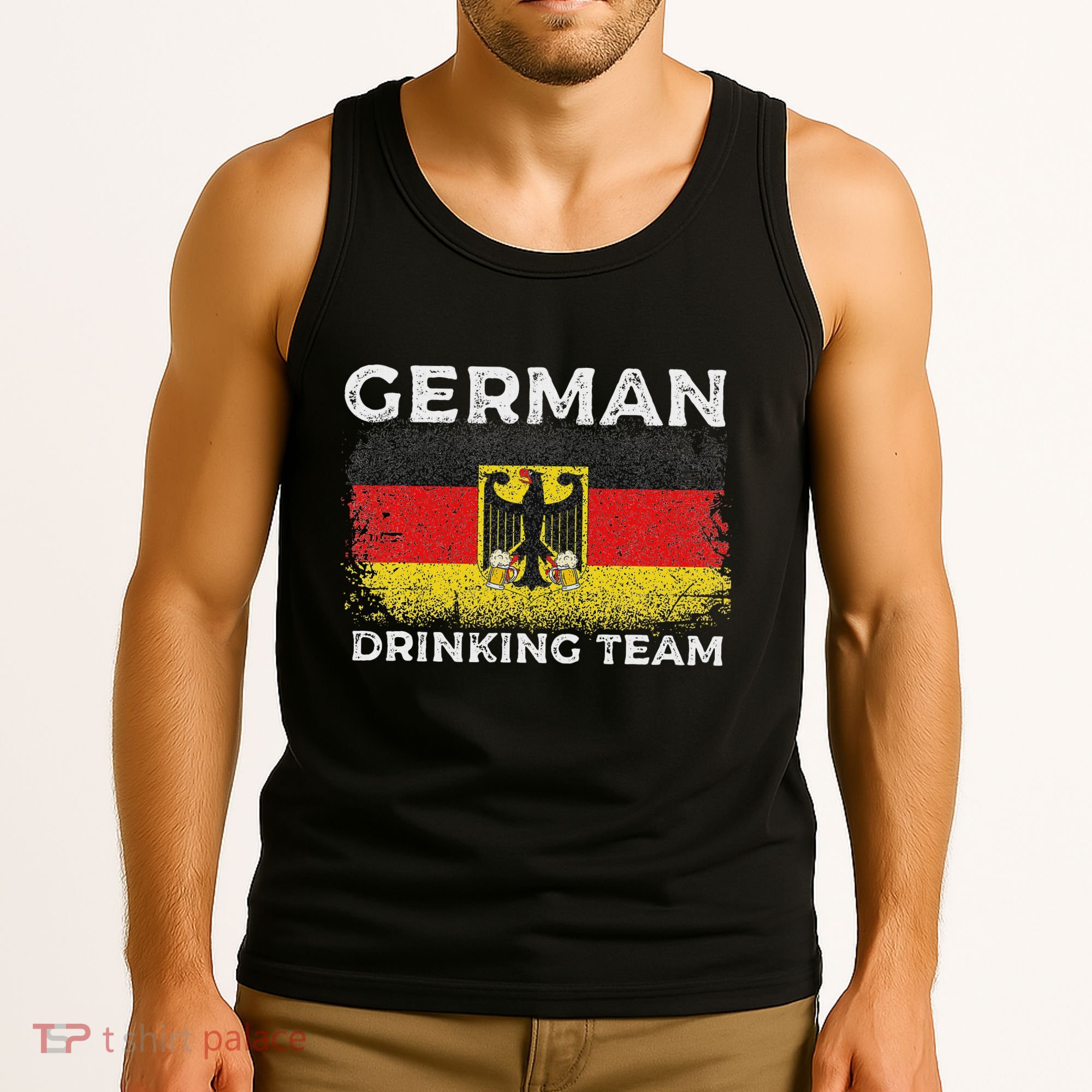German Drinking Team Germany Flag Oktoberfest German Tank Top