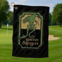 Green Dragon Tavern Golf Towel thumb 1