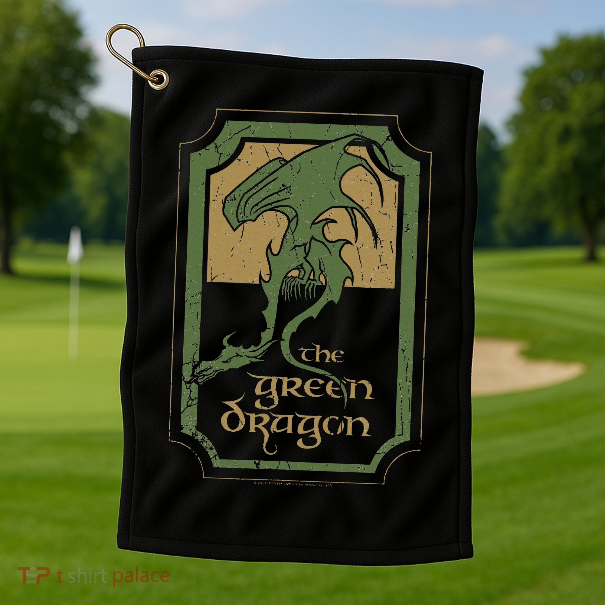 Green Dragon Tavern Golf Towel