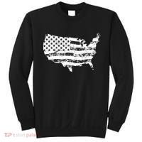 Grungy Distressed USA American Country Flag Sweatshirt thumb 0