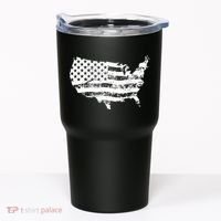 Grungy Distressed USA American Country Flag Tumbler thumb 0