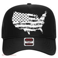 Grungy Distressed USA American Country Flag Hat thumb 0