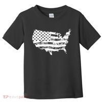 Grungy Distressed USA American Country Flag Toddler T-Shirt thumb 0