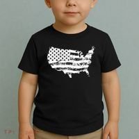 Grungy Distressed USA American Country Flag Toddler T-Shirt thumb 2