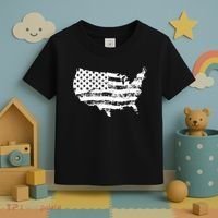 Grungy Distressed USA American Country Flag Toddler T-Shirt thumb 3