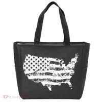 Grungy Distressed USA American Country Flag Tote Bag thumb 0