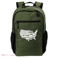 Grungy Distressed USA American Country Flag Backpack thumb 0