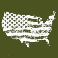 Grungy Distressed USA American Country Flag Backpack thumb 2