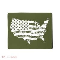 Grungy Distressed USA American Country Flag Mousepad thumb 0