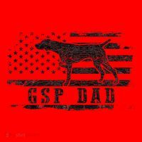 Gsp Dad Usa American Flag German Shorthaired Pointer Dog Santa Hat thumb 1