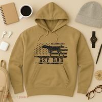 Gsp Dad Usa American Flag German Shorthaired Pointer Dog Hoodie thumb 3