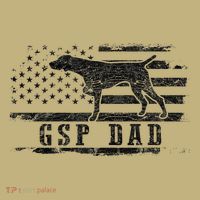 Gsp Dad Usa American Flag German Shorthaired Pointer Dog Mousepad thumb 1