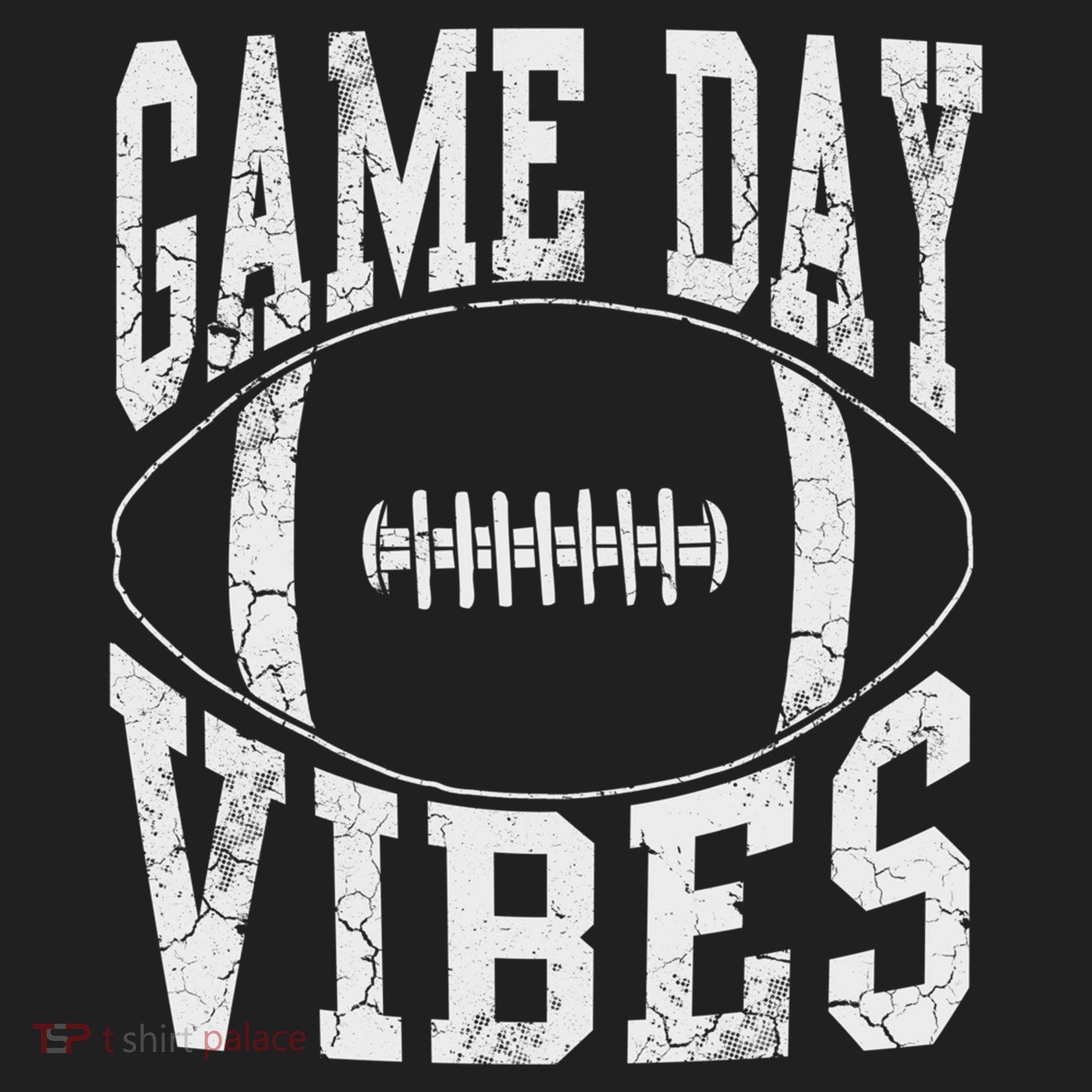 Game Day Vibes Silver Football Apparel Gift Beanie