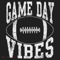 Game Day Vibes Silver Football Apparel Gift Hat thumb 2