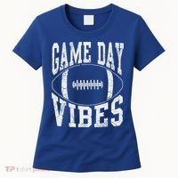 Game Day Vibes Silver Football Apparel Gift Women's T-Shirt thumb 0
