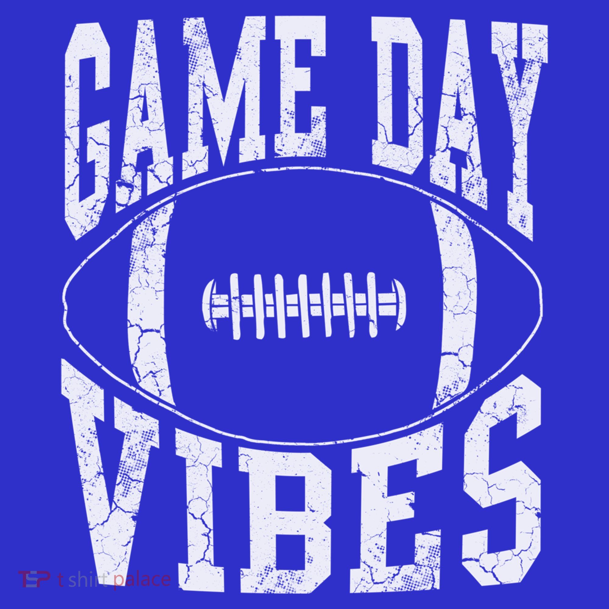 Game Day Vibes Silver Football Apparel Gift Women's T-Shirt