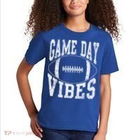 Game Day Vibes Silver Football Apparel Gift Kids T-Shirt thumb 2