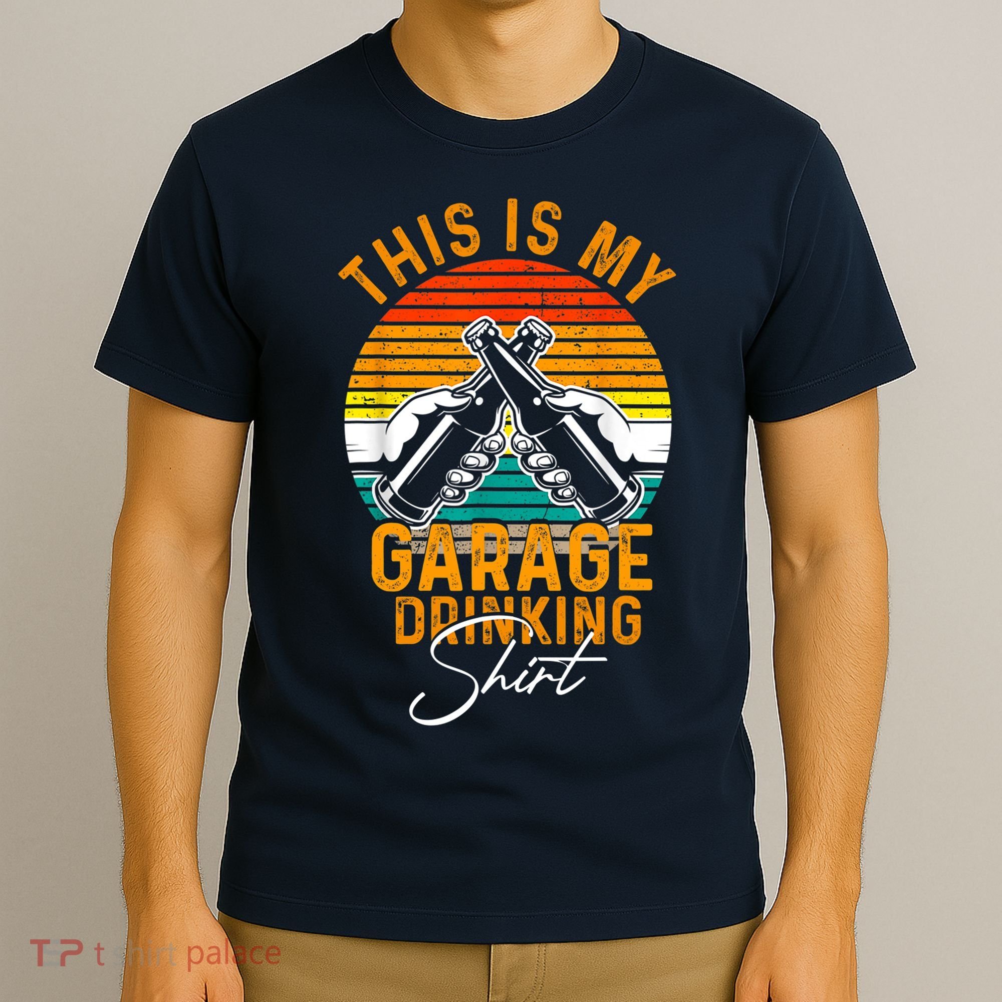 Garage Drinker Vintage Beer This Is My Garage Drinking T-Shirt