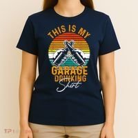 Garage Drinker Vintage Beer This Is My Garage Drinking T-Shirt thumb 4