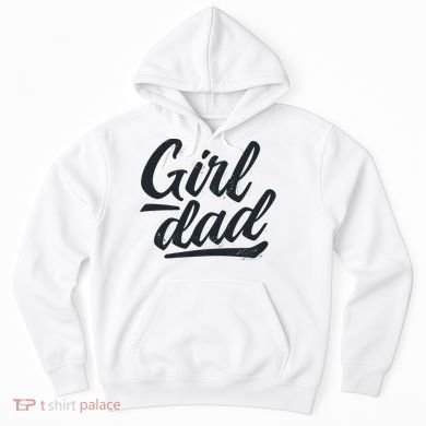 Girl Dad Vintage Gift Hoodie