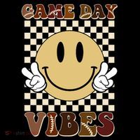 Game Day Vibes Retro Smile Football Coffee Mug thumb 5