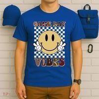 Game Day Vibes Retro Smile Football T-Shirt thumb 6