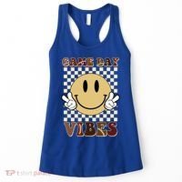 Game Day Vibes Retro Smile Football Women's Tank Top thumb 0