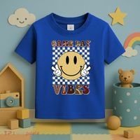 Game Day Vibes Retro Smile Football Toddler T-Shirt thumb 3