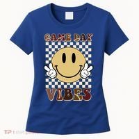 Game Day Vibes Retro Smile Football Women's T-Shirt thumb 0