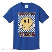 Game Day Vibes Retro Smile Football Kids T-Shirt thumb 0