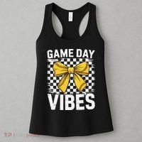 Game Day Vibes Coquette Bow Softball Mama Softball Girl Women's Tank Top thumb 3