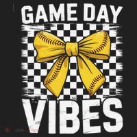 Game Day Vibes Coquette Bow Softball Mama Softball Girl Hat thumb 2