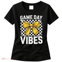 Game Day Vibes Coquette Bow Softball Mama Softball Girl Women's T-Shirt thumb 0