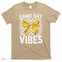 Game Day Vibes Coquette Bow Softball Mama Softball Girl T-Shirt thumb 0