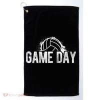Game Day Volleyball Game Day Athlete Sport Hobby Coach Golf Towel thumb 0