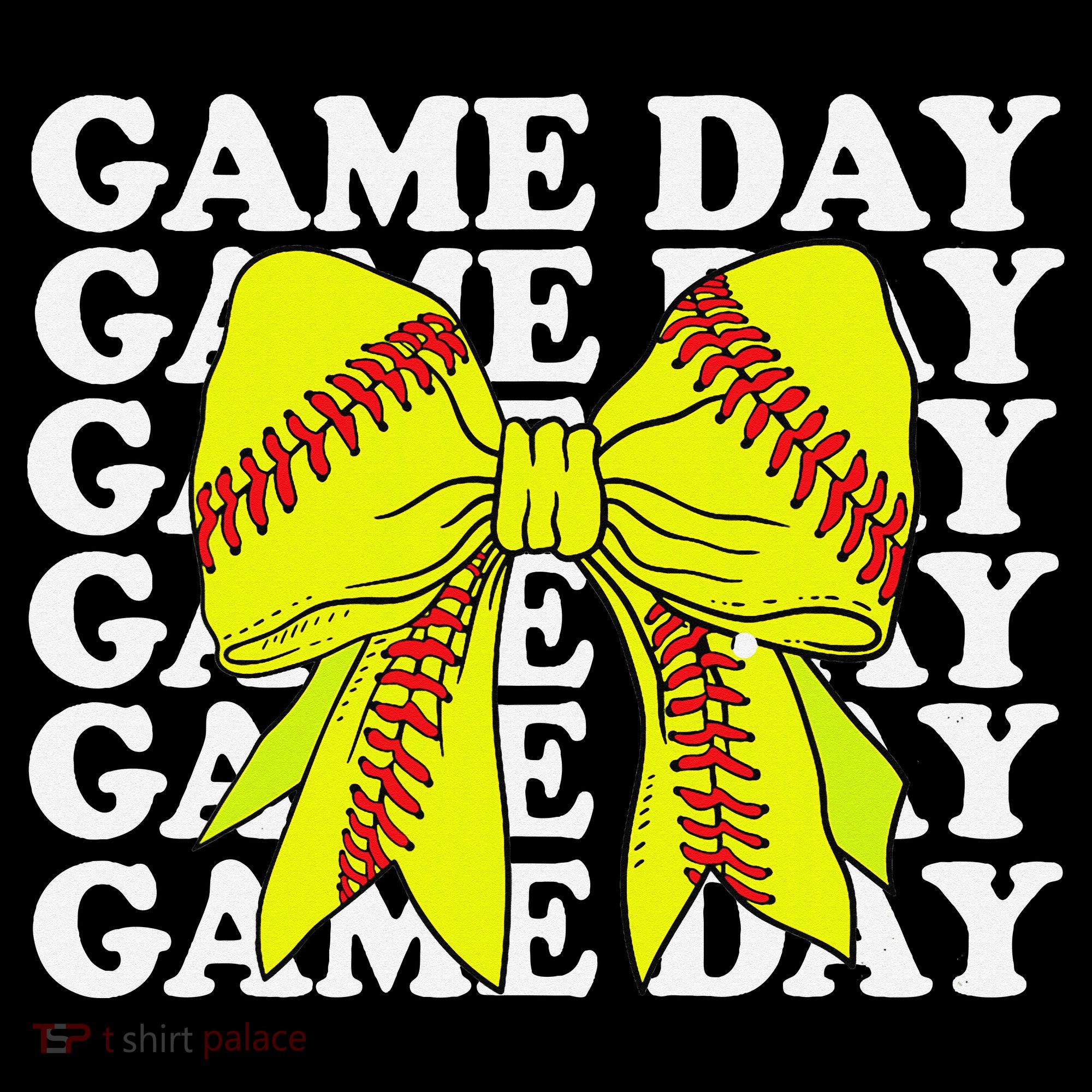 Game Day Vibes Coquette Bow Softball Mama Softball Girl Coffee Mug