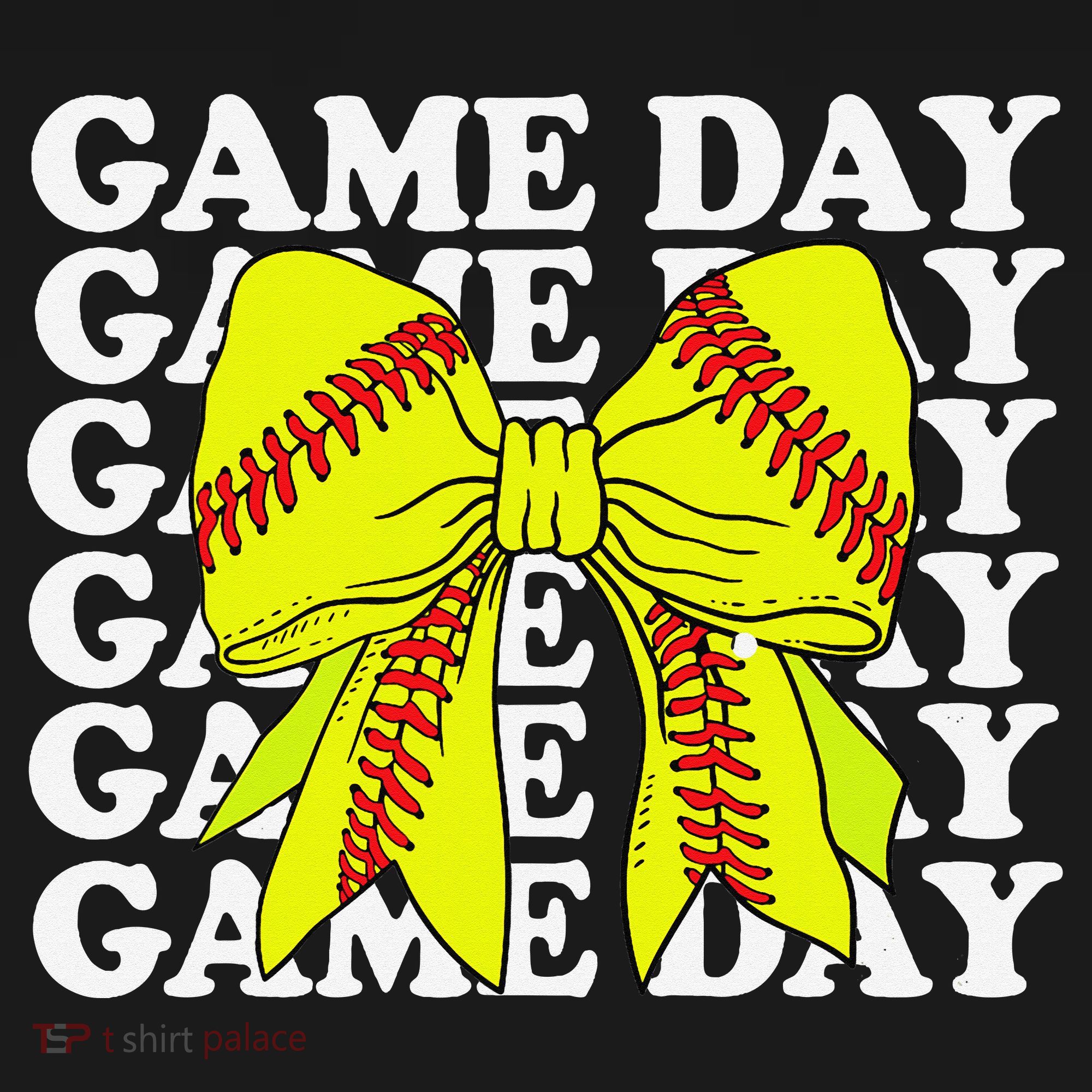 Game Day Vibes Coquette Bow Softball Mama Softball Girl Baby Bodysuit
