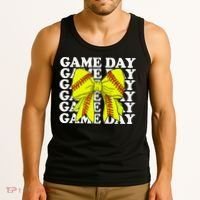 Game Day Vibes Coquette Bow Softball Mama Softball Girl Tank Top thumb 3