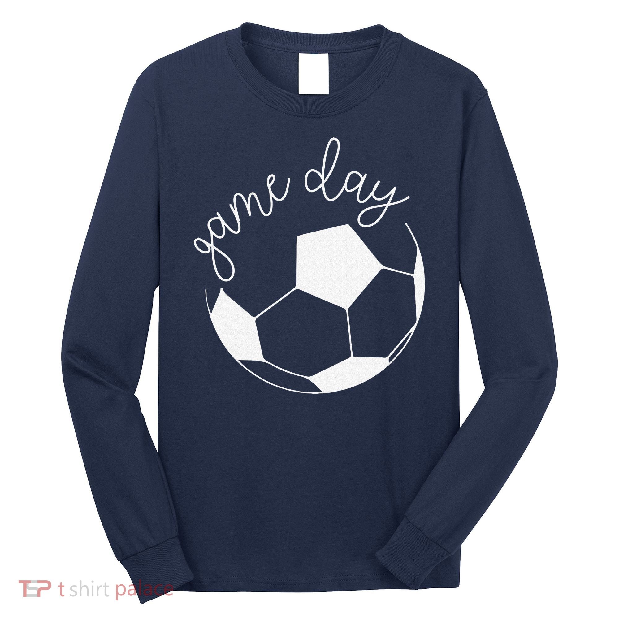 Game Day Women Mom Soccer Long Sleeve Shirt