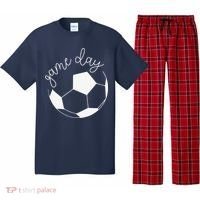 Game Day Women Mom Soccer Pajama Set thumb 0