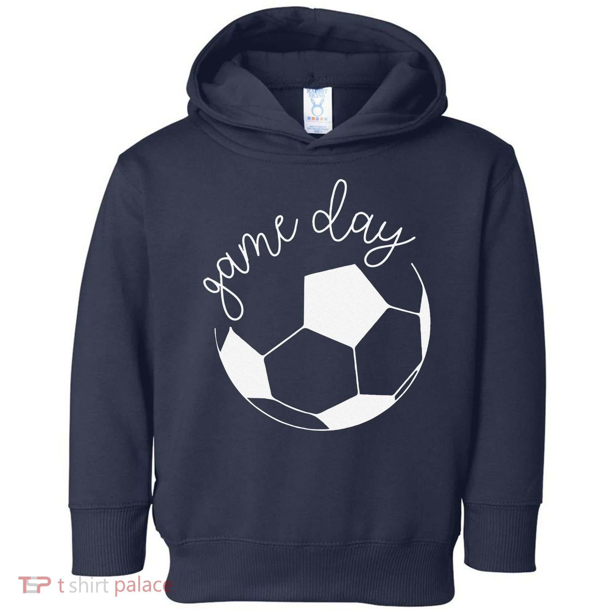 Game Day Women Mom Soccer Toddler Hoodie
