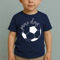 Game Day Women Mom Soccer Toddler T-Shirt thumb 2