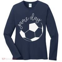 Game Day Women Mom Soccer Women's Long Sleeve Shirt thumb 0