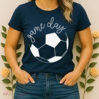 Game Day Women Mom Soccer Women's T-Shirt thumb 2