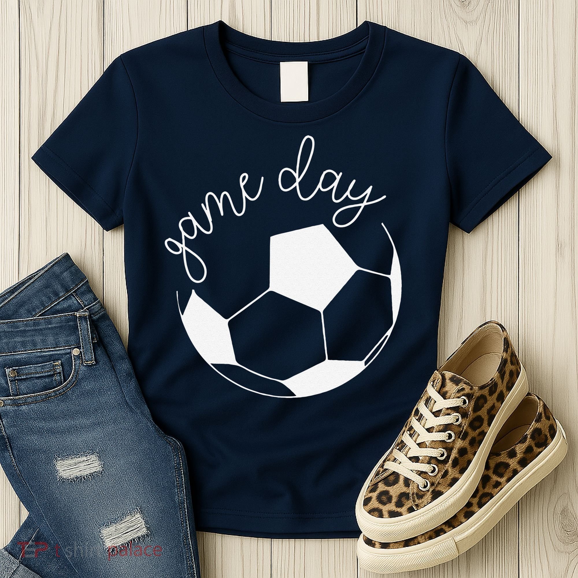 Game Day Women Mom Soccer Women's T-Shirt