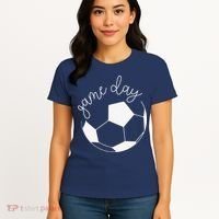 Game Day Women Mom Soccer Women's T-Shirt thumb 4